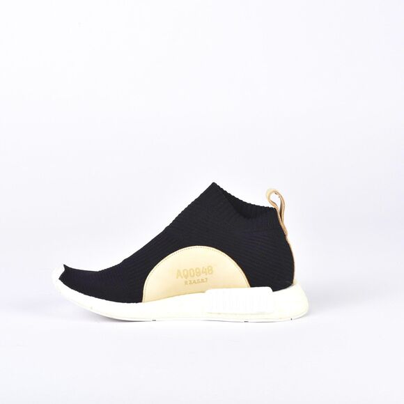 Adidas Boost NMD LUX Core Black Slip On Construction Mens Size 7.5 - Picture 1 of 7